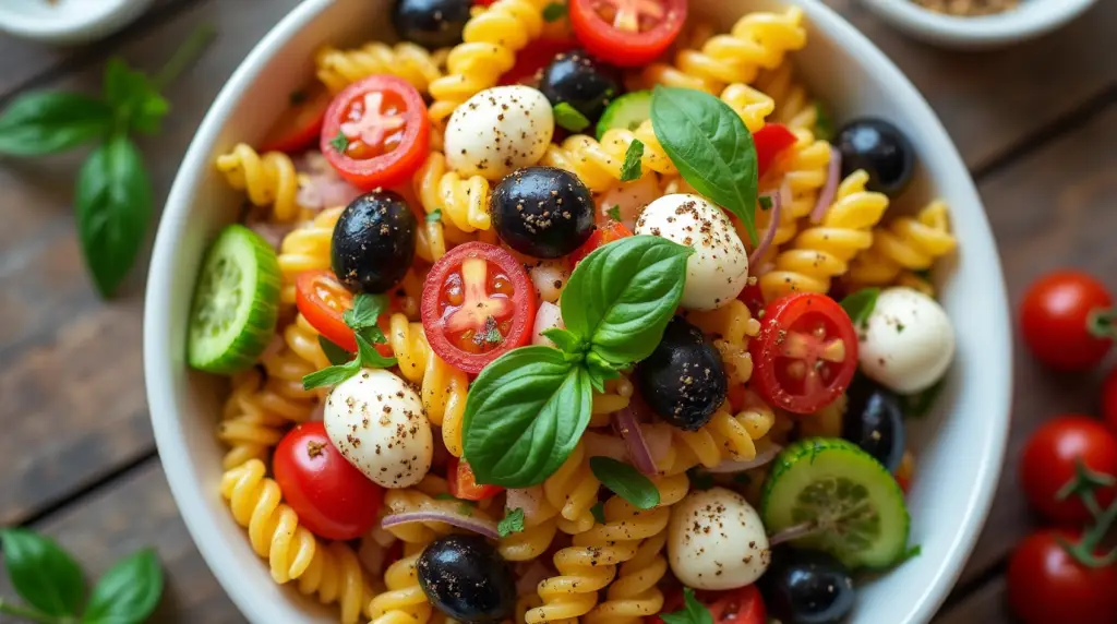 Italian Dressing Pasta Salad is zesty, easy, and full of fresh ingredients. Ideal for any summer meal!